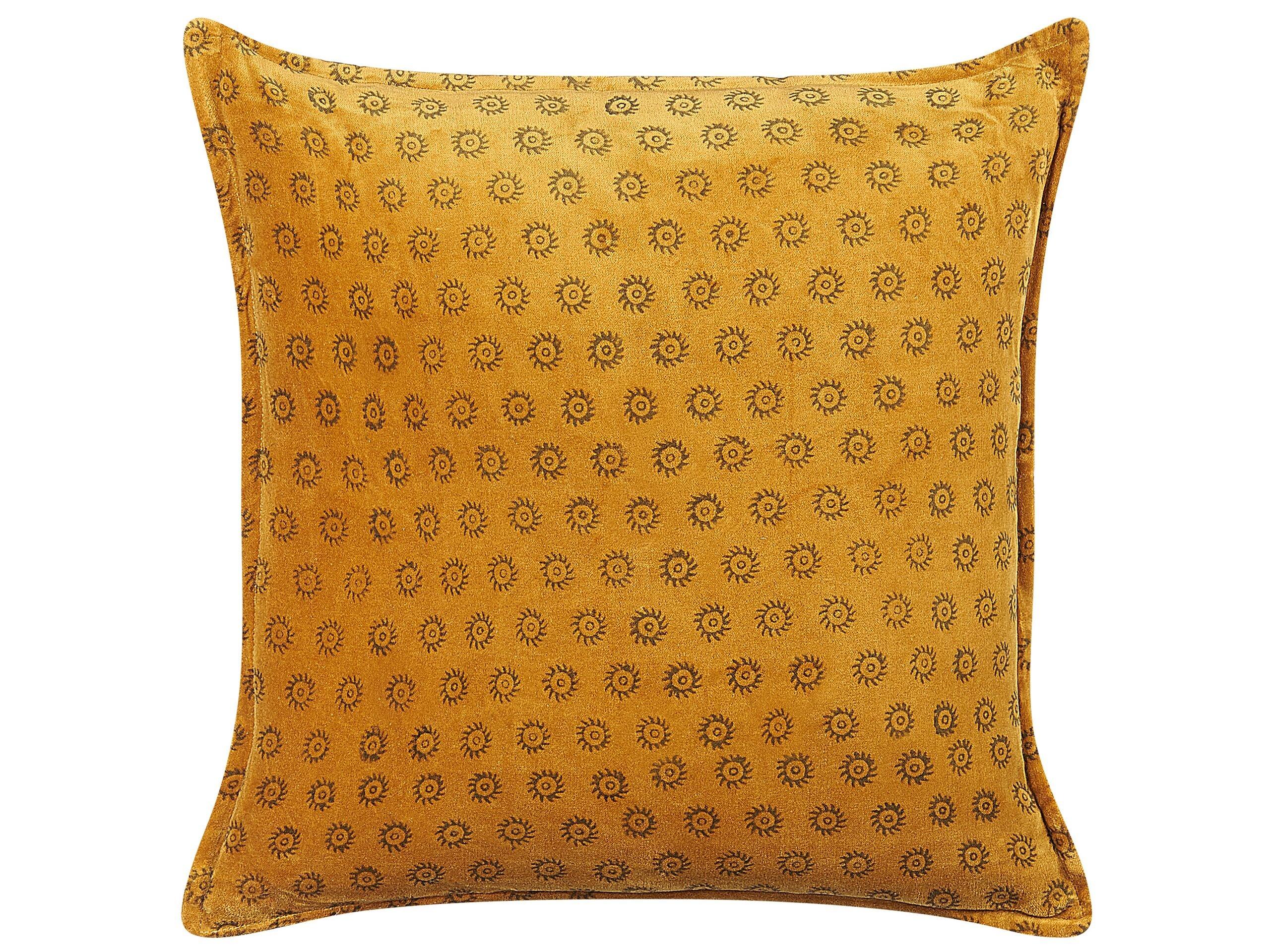 Beliani Coussin en Velours Boho RAPIS  