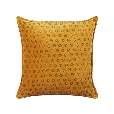 Beliani Coussin en Velours Boho RAPIS  