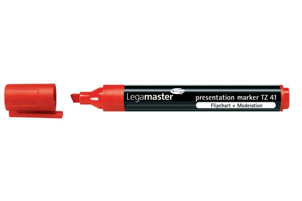Legamaster LEGAMASTER Moderationsmarker TZ41 2-5mm 7-155002 rot  