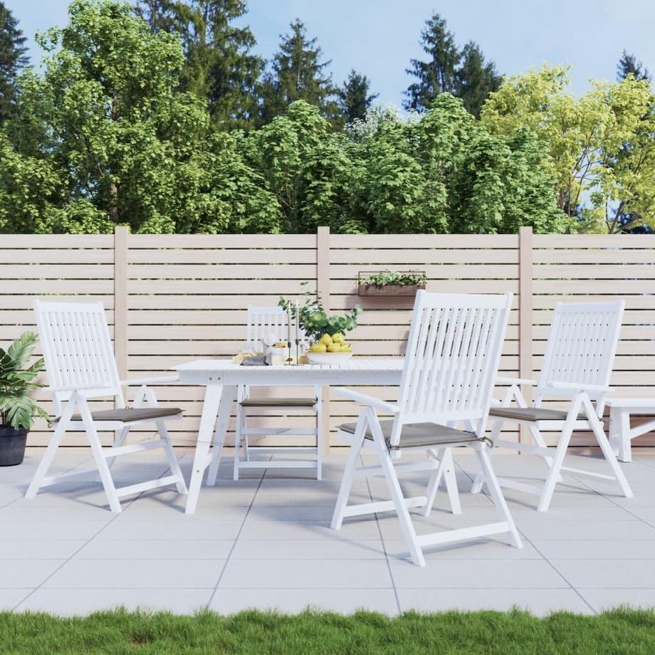 VidaXL Coussins de chaise de jardin 4 pcs   40x40x3 cm  