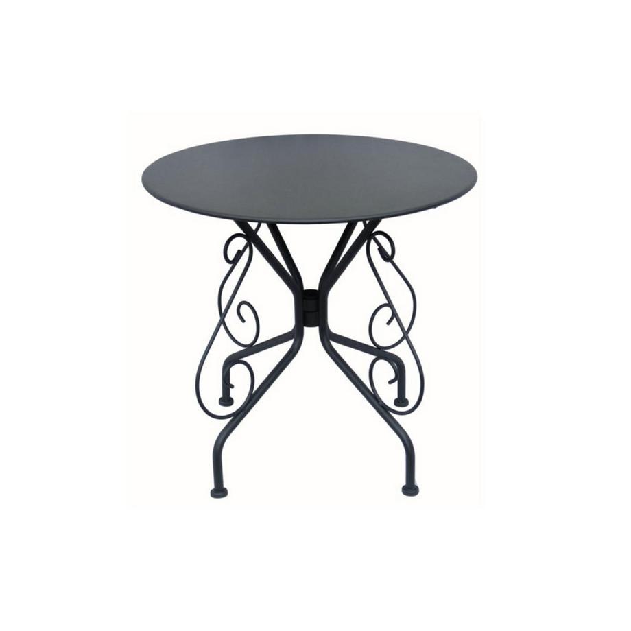 Gartentisch Metall in Eisenoptik GUERMANTES