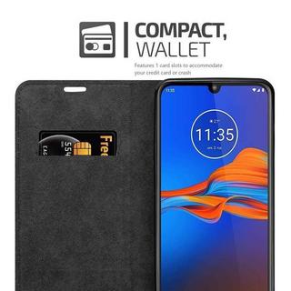 Cadorabo  Housse compatible avec Motorola MOTO E6 PLUS - Coque de protection avec fermeture magnétique, fonction de support et compartiment pour carte 