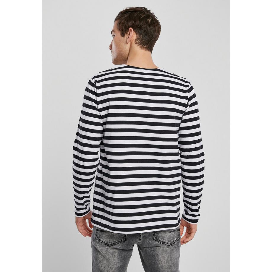 URBAN CLASSICS Regular Stripe Langarmshirt  