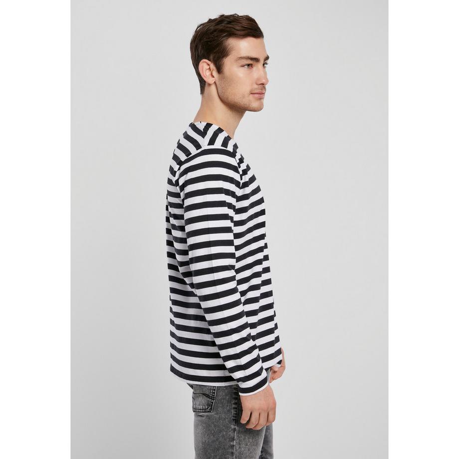 URBAN CLASSICS Regular Stripe Langarmshirt  