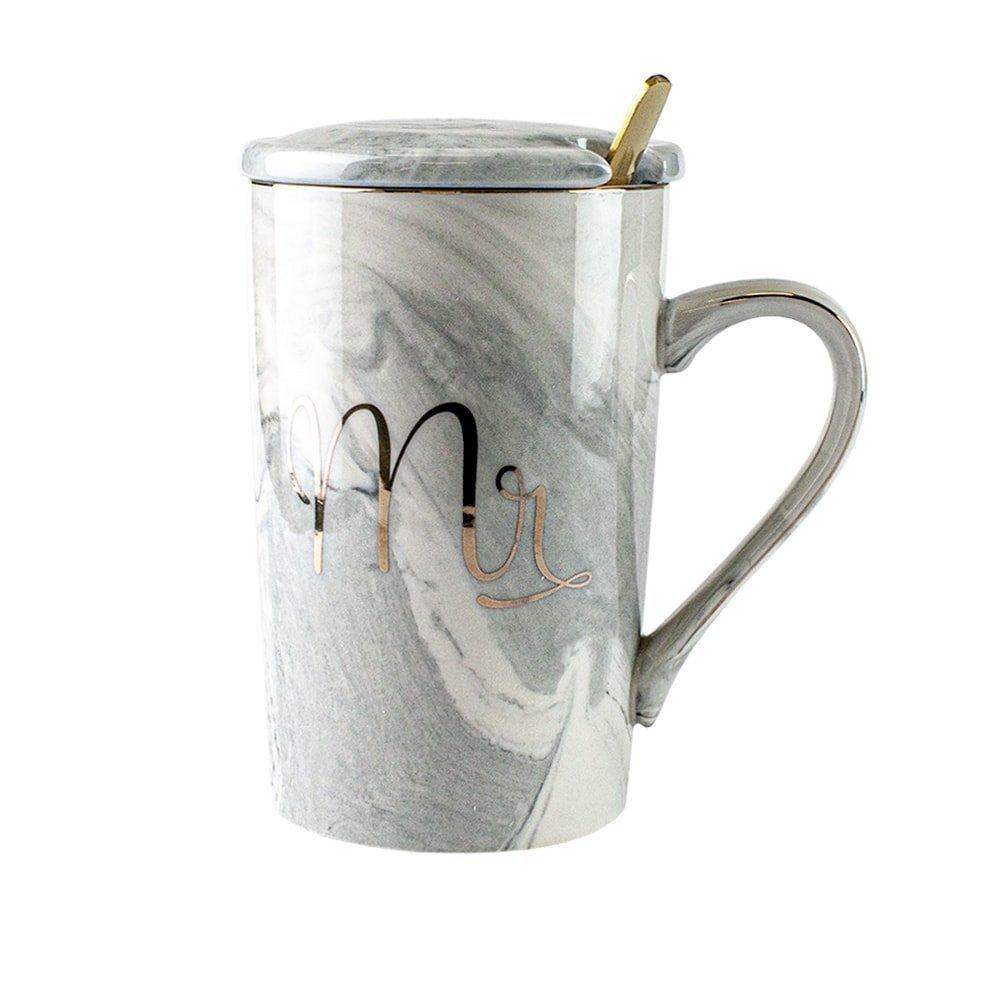 eStore Becher mit Deckel und Löffel - Mr  