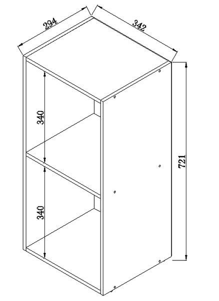 VCM Bois Disques vinyles LP Stand Étagère d'archivage Support de rangement Platto 2 compartiments  