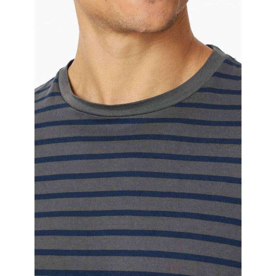 Schiesser Casual Essentials Gestreifter Kurzarm Pyjama  