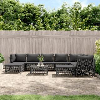 VidaXL Garten lounge set stahl  