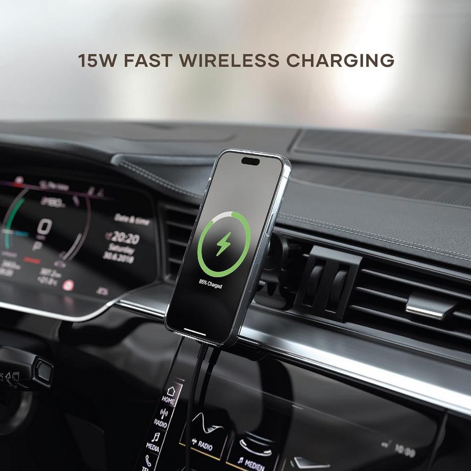 SATECHI  Chargeur de voiture sans fil Qi2 