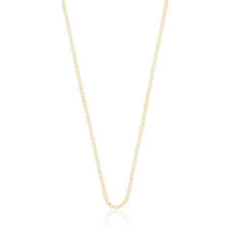 MUAU Schmuck  Collier Erbs Gelbgold 750, 2mm, 38cm 