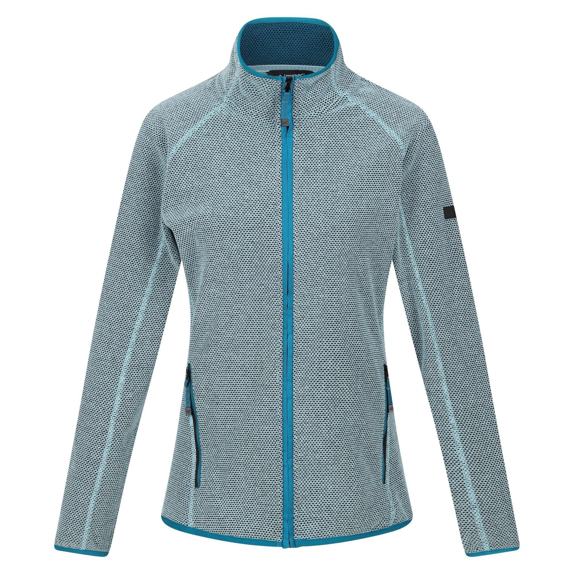 Image of Kinwood Fleecejacke Durchgehender Reißverschluss Damen Taubenblau 36