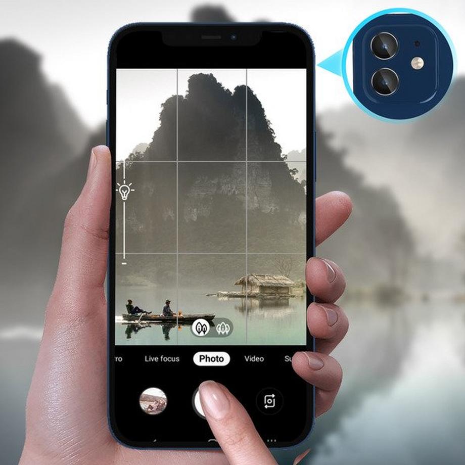 Avizar  Vetro Fotocamera iPhone 12 / 12 Mini 