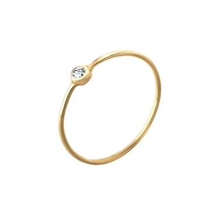 Elli  Bague Femmes Solitaire Avec Cristal 