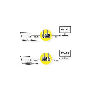 Roline  DVI-HDMI Kabel 
