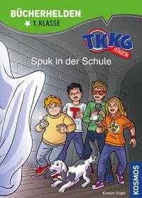 TKKG Junior, Bücherhelden 1. Klasse, Spuk in der Schule Vogel, Kirsten; Julian, COMICON S.L.; Beroy + San (Illustrationen) Copertina rigida 