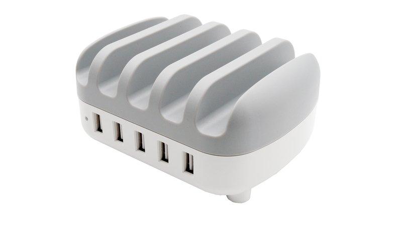 Image of EX-1101 Ladegerät für Mobilgeräte Smartphone, Tablet Weiß USB Indoor