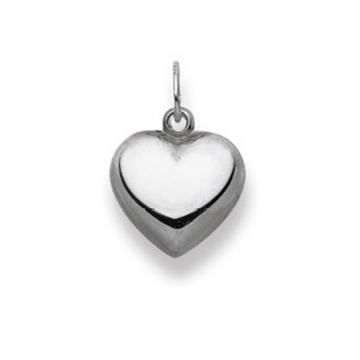 Anhänger Herz Weissgold 750, 16x11mm