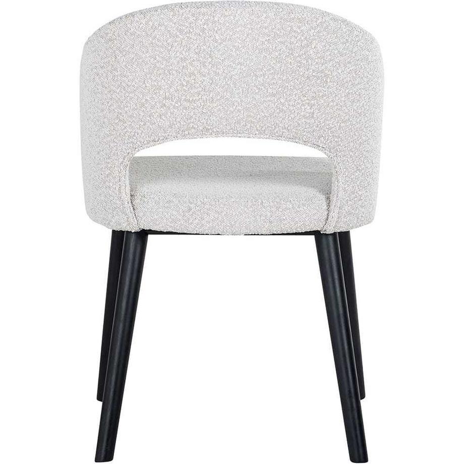 mutoni Sedia Savoy bianco nero  