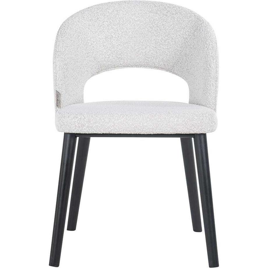 mutoni Sedia Savoy bianco nero  