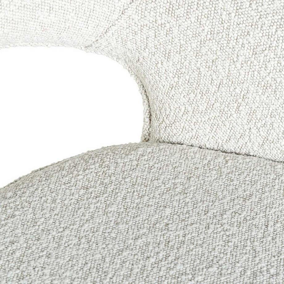 mutoni Sedia Savoy bianco nero  