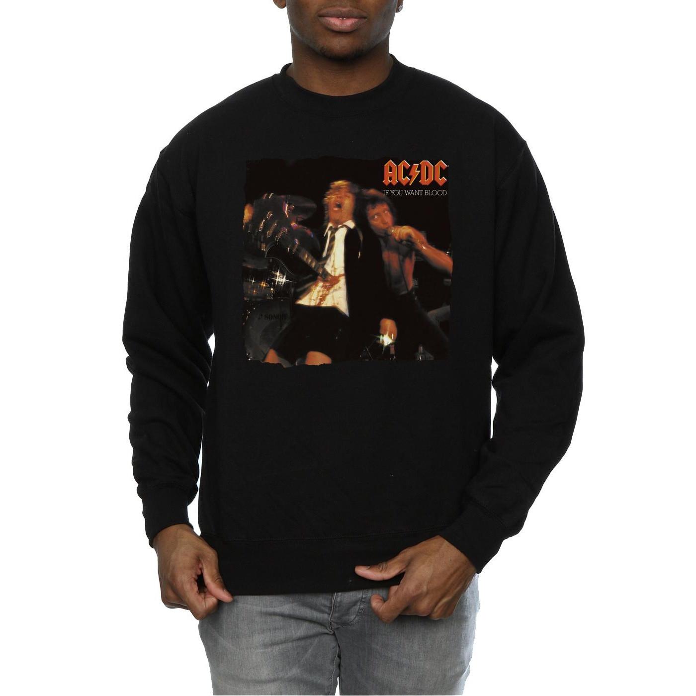 Image of Acdc Sweatshirt Herren Schwarz S
