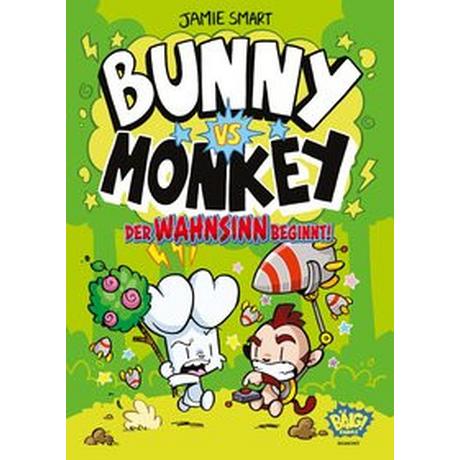 Bunny vs. Monkey - Der Wahnsinn beginnt Smart, Jamie; Wieland, Matthias (Übersetzung) Gebundene Ausgabe 