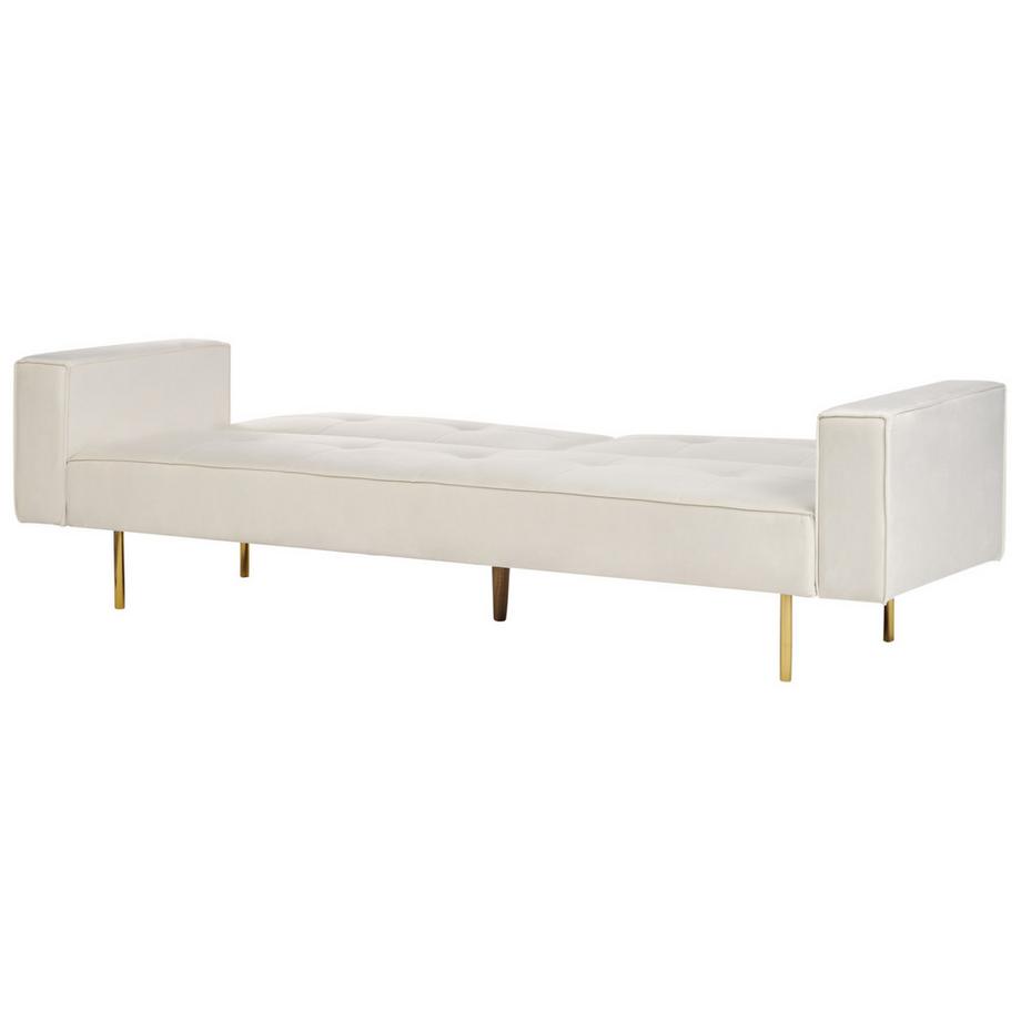 Beliani Schlafsofa aus Samtstoff  VISNES  