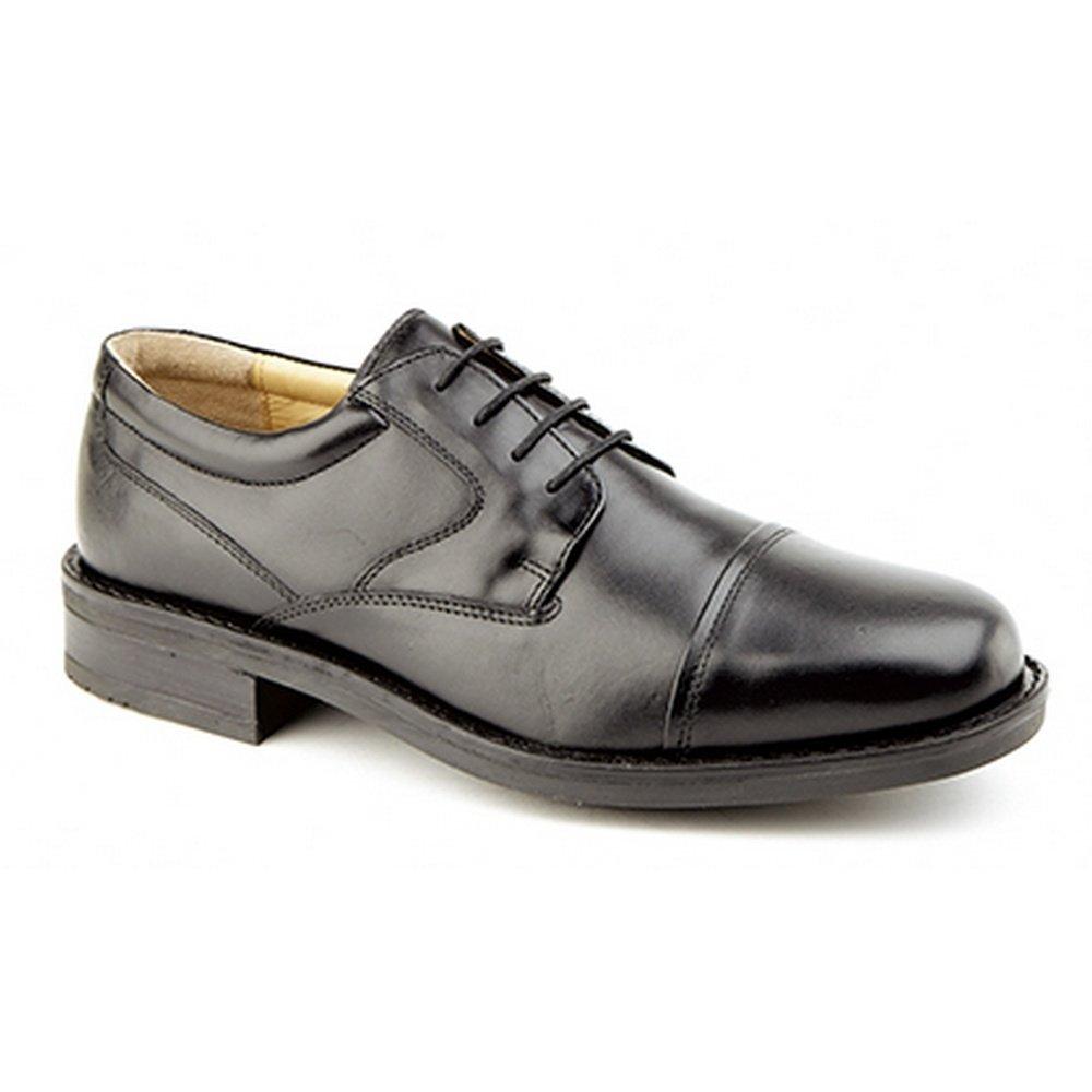 Image of Leder Gibson Schuhe Herren Schwarz 43