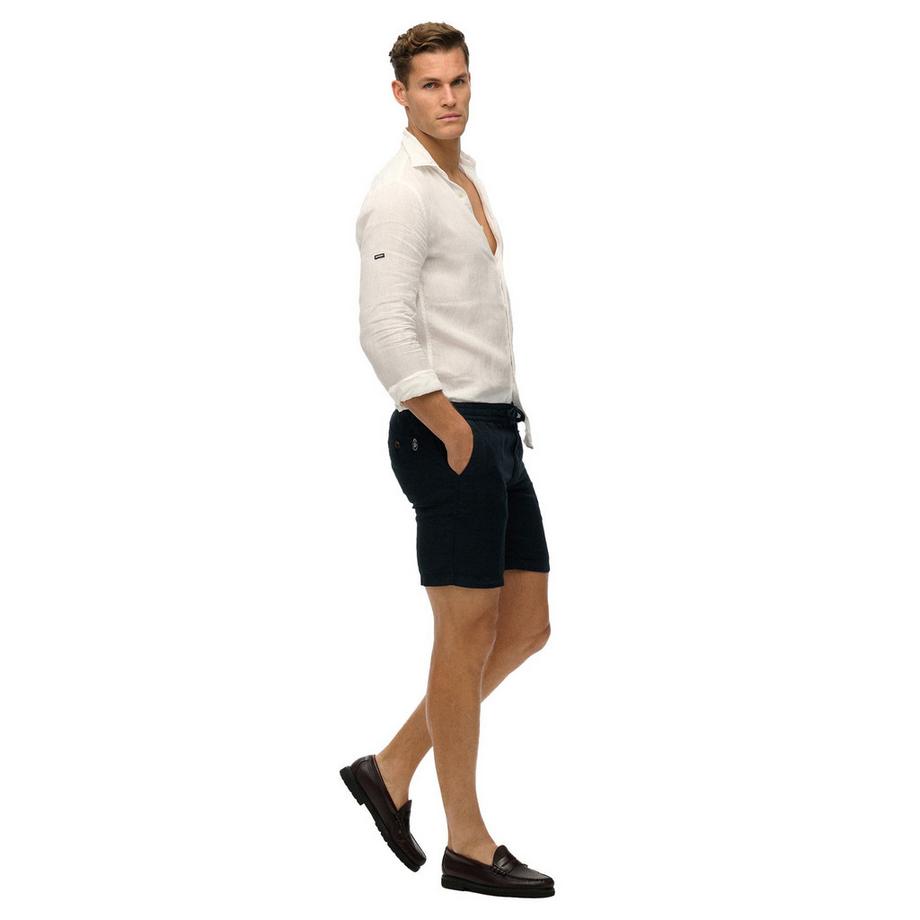 Superdry Merchant Lin Bermuda Shorts Coupe Confortable  