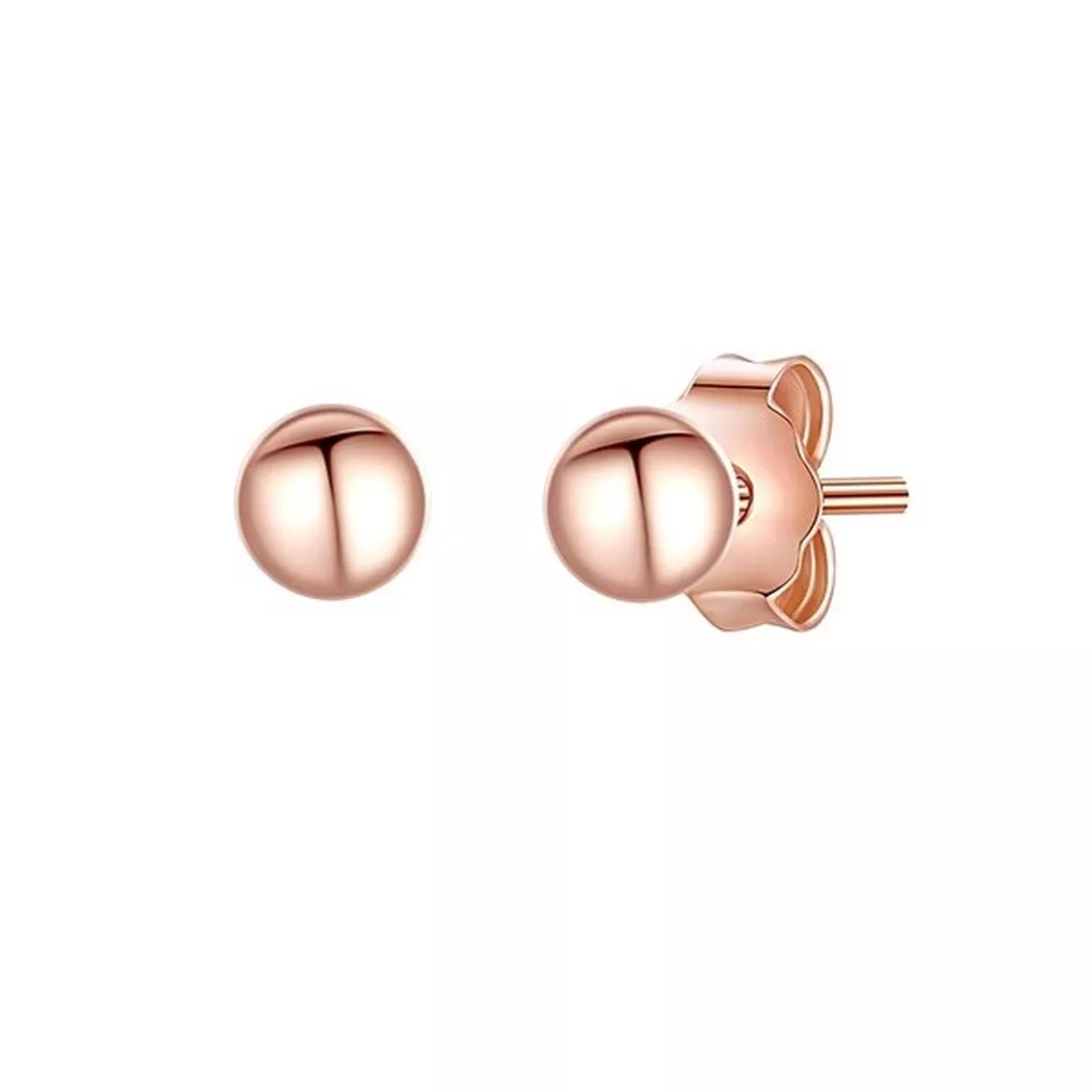 Glanzstücke München - Ohrstecker, 3MM, Rose Gold