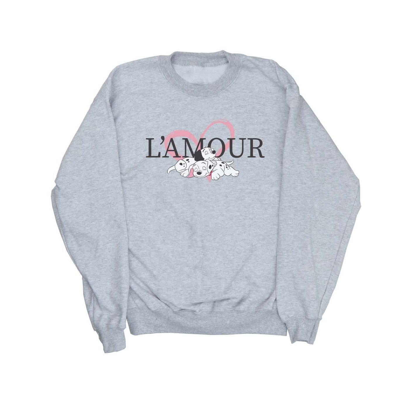Image of 101 Dalmatians L'amour Sweatshirt Unisex Grau 140/146