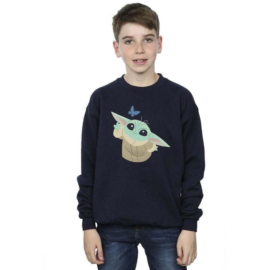 STAR WARS  The Mandalorian Butterfly Catching Sweatshirt 