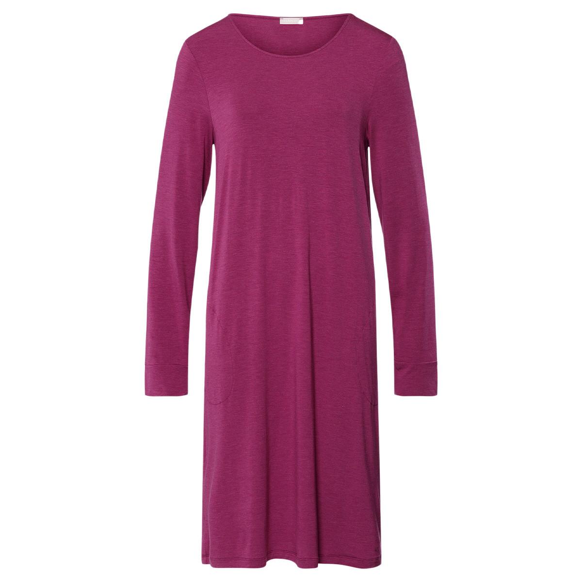 HANRO Natural Elegance Chemise de Nuit Manches Longues  