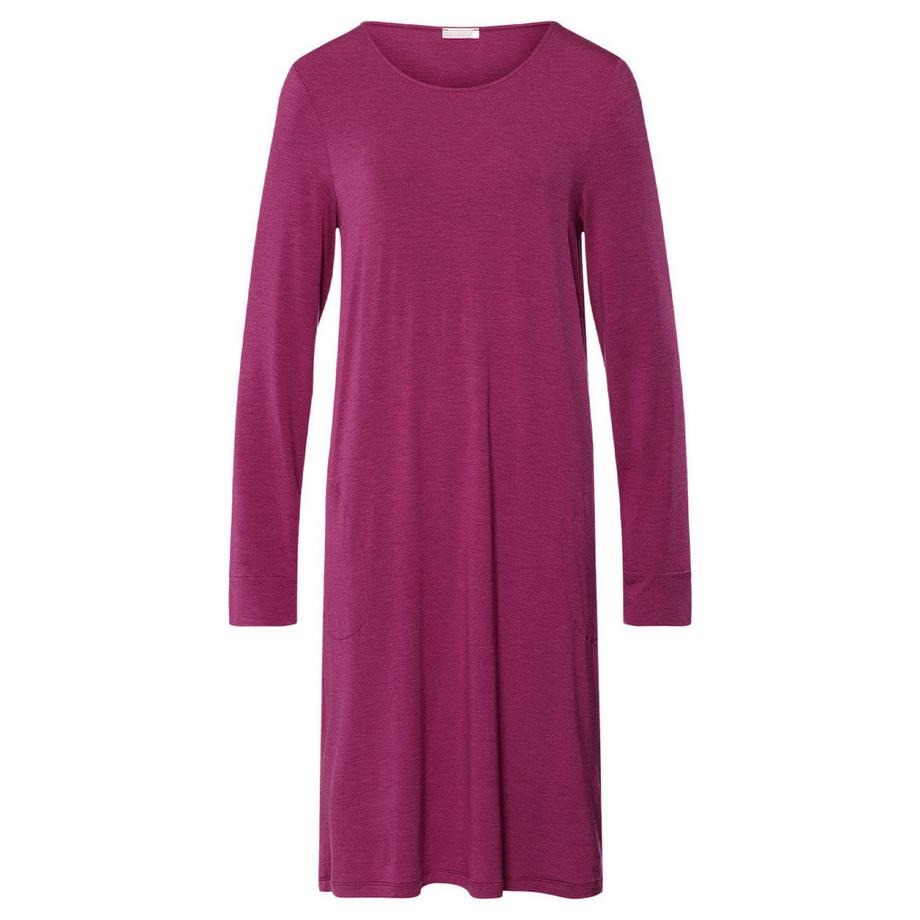 HANRO Natural Elegance Camicia da Notte Maniche Lunghe  