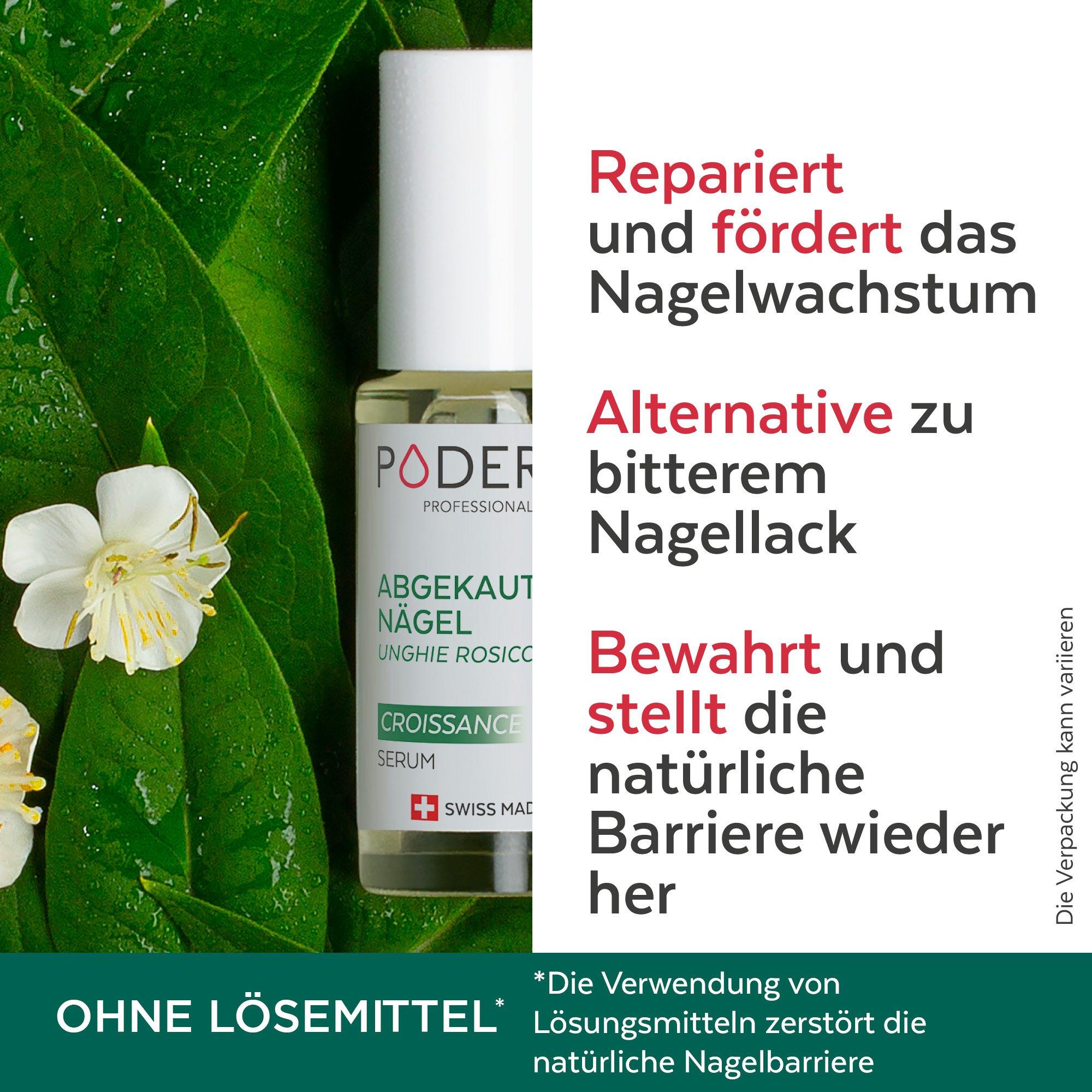 PODERM  Abgekaute Nägel Stopp-Serum - Swiss Made 