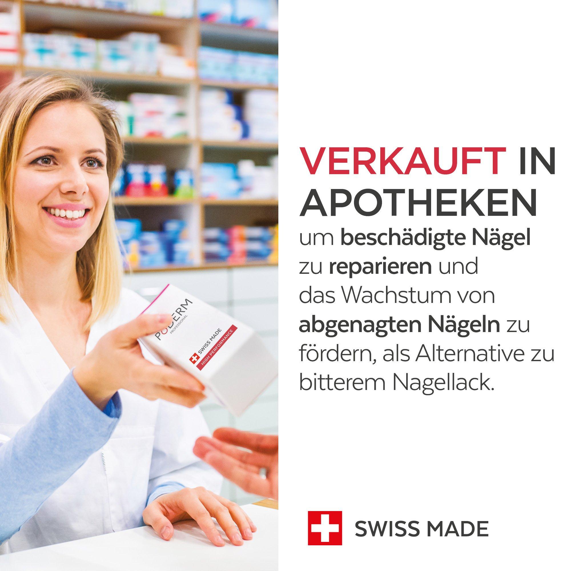 PODERM  Abgekaute Nägel Stopp-Serum - Swiss Made 