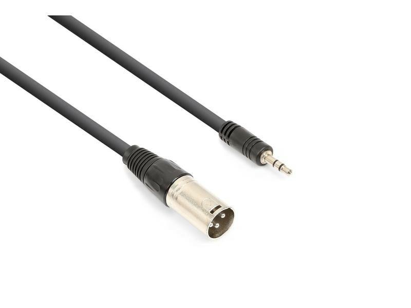 Vonyx  Vonyx CX318-05 cavo audio 0,5 m XLR (3-pin) 3.5mm Nero 