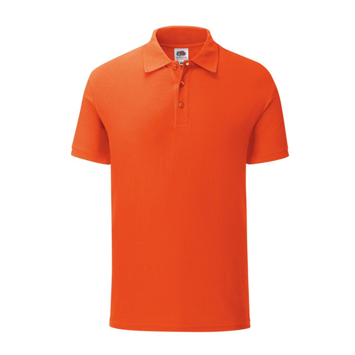 Image of Poloshirt Iconic Herren Orange XXL
