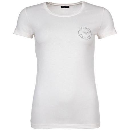 EMPORIO ARMANI Essential Studs Logo Figurbetontes T-Shirt  