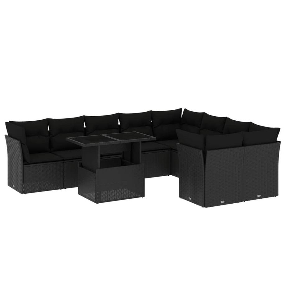 Ensemble de canapés de jardin rotin synthétique