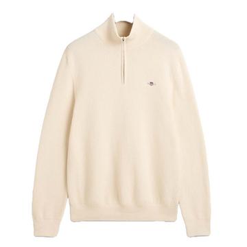 Sweatshirt mit halbem Reißverschluss