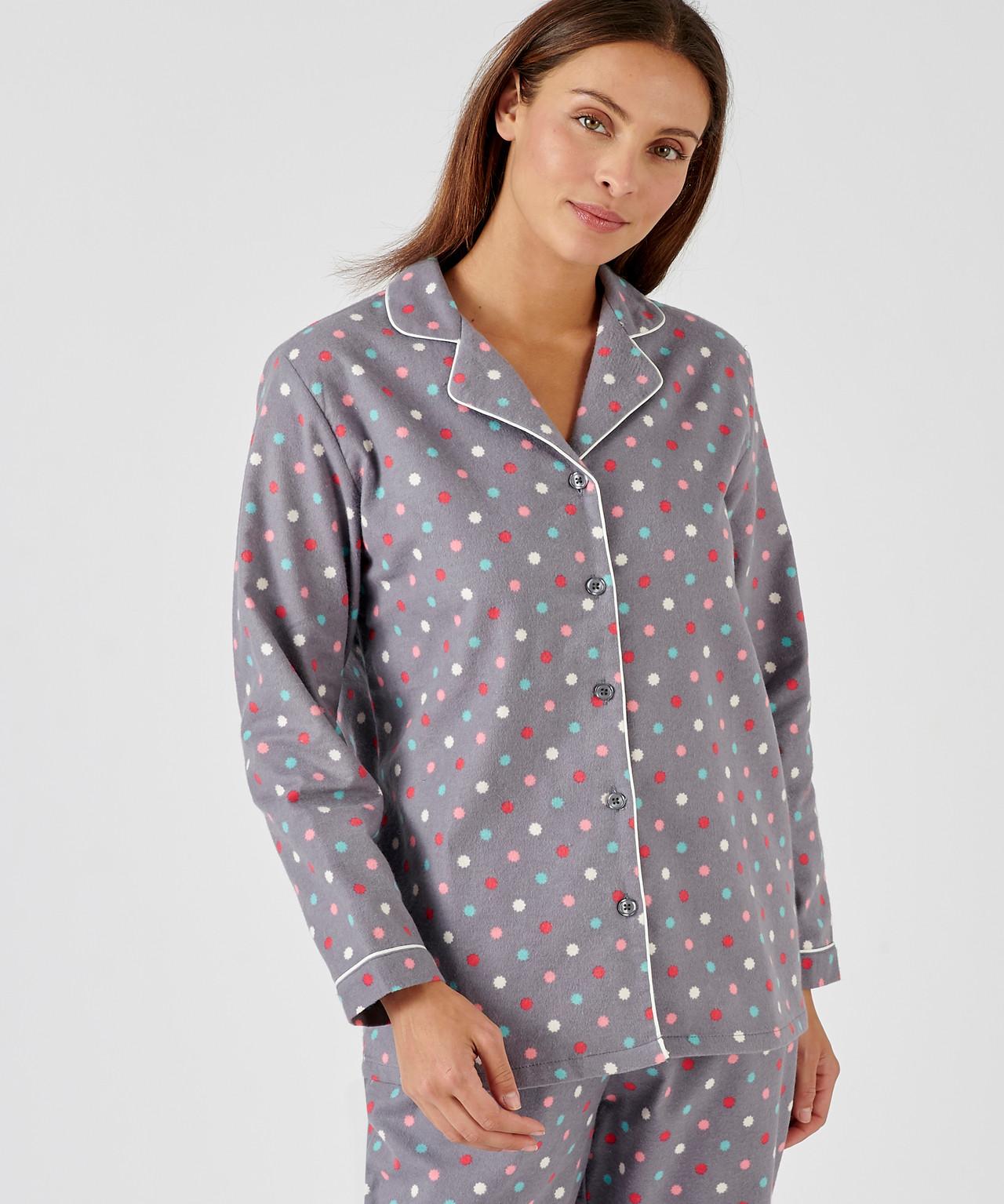 Damart  Pyjama Flanell aus bedruckter Baumwolle 