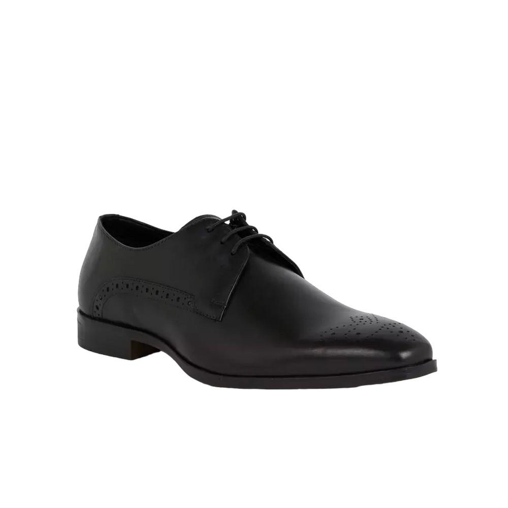 Image of Schnürschuhe Prospect, Rosen, Leder Unisex Schwarz 40.5