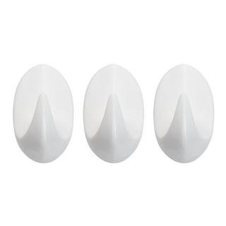 diaqua Haken oval mittel weiss  