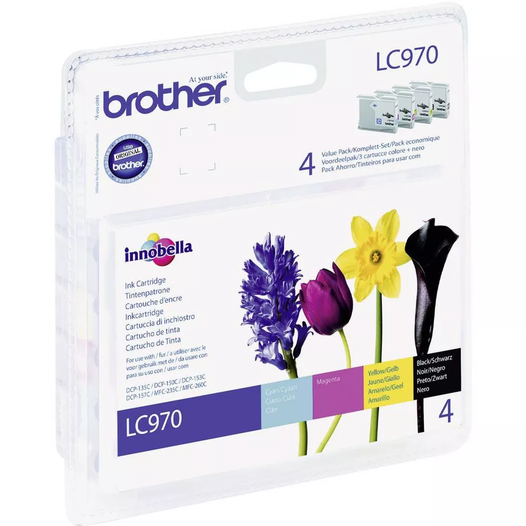 Brother – Tintenpatronen Kombi-Pack LC-970, One Size, Multicolor