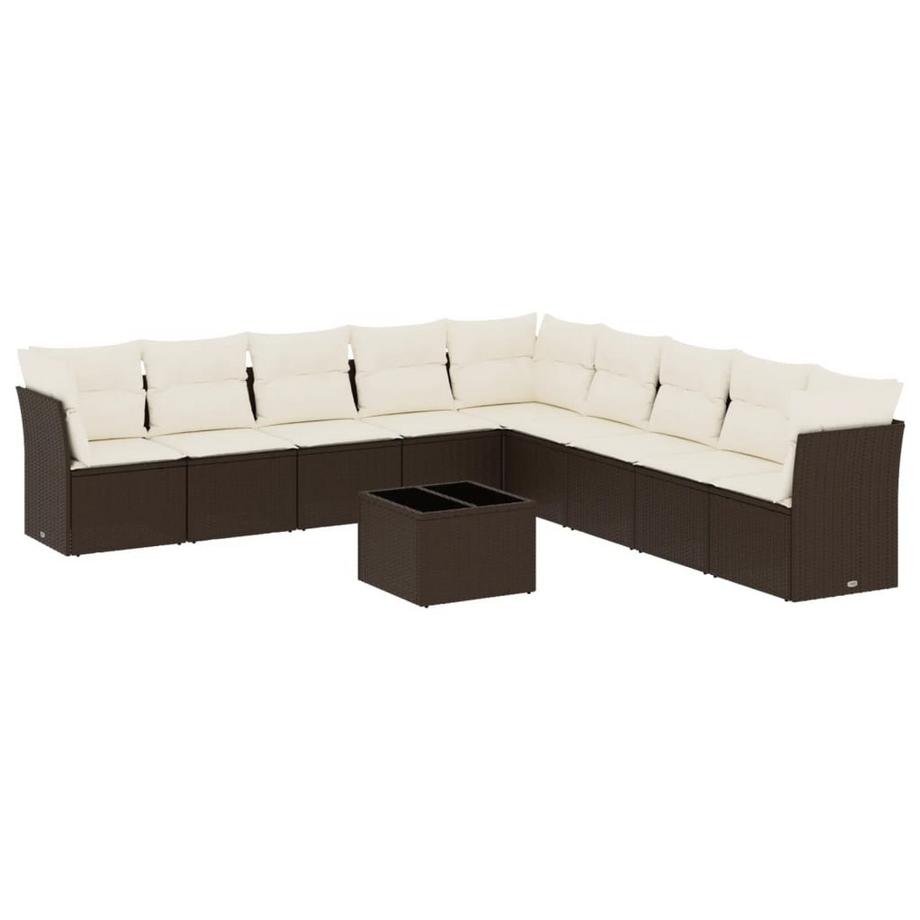 set divano da giardino Polirattan