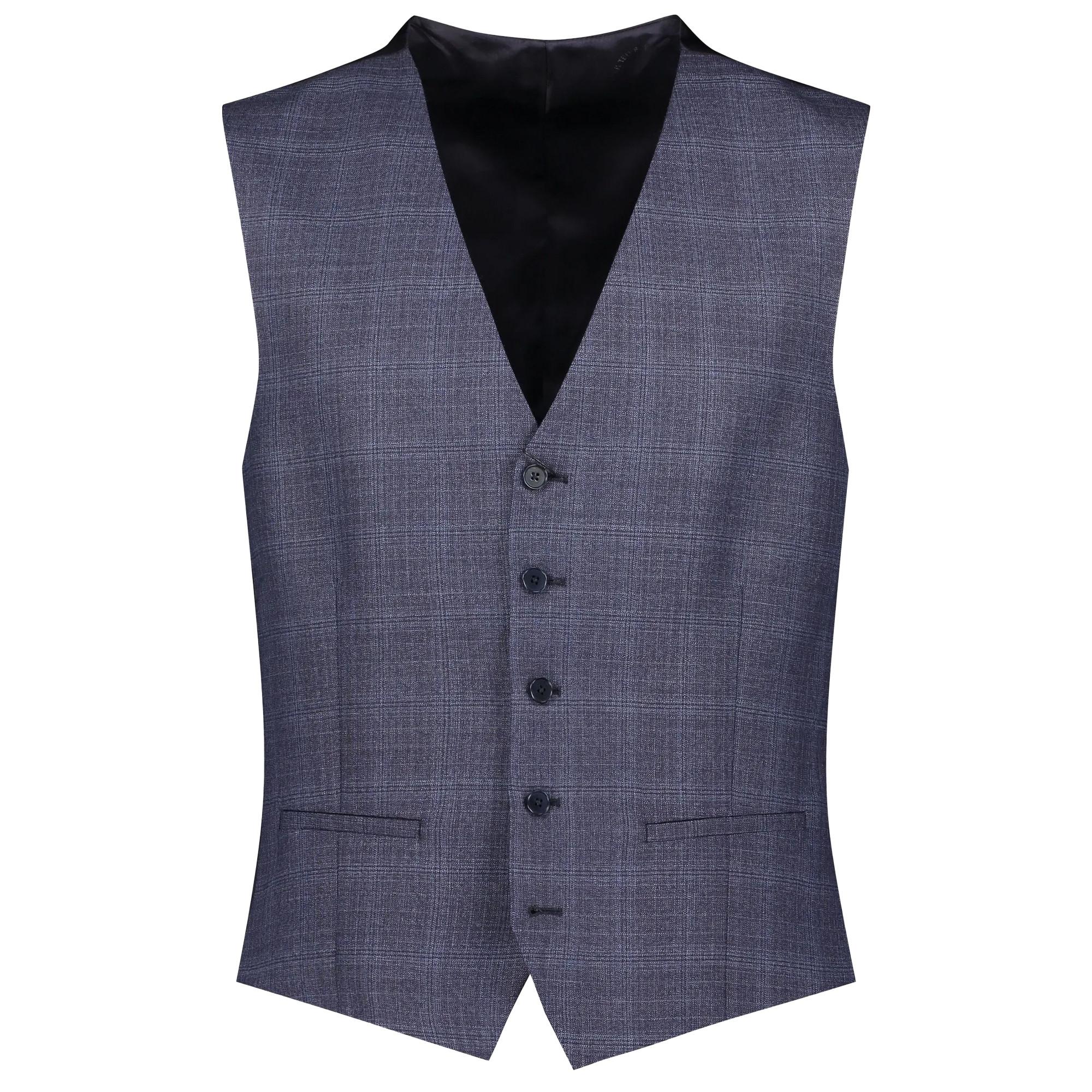 TED BAKER Gilet Carreaux Coupe Slim  