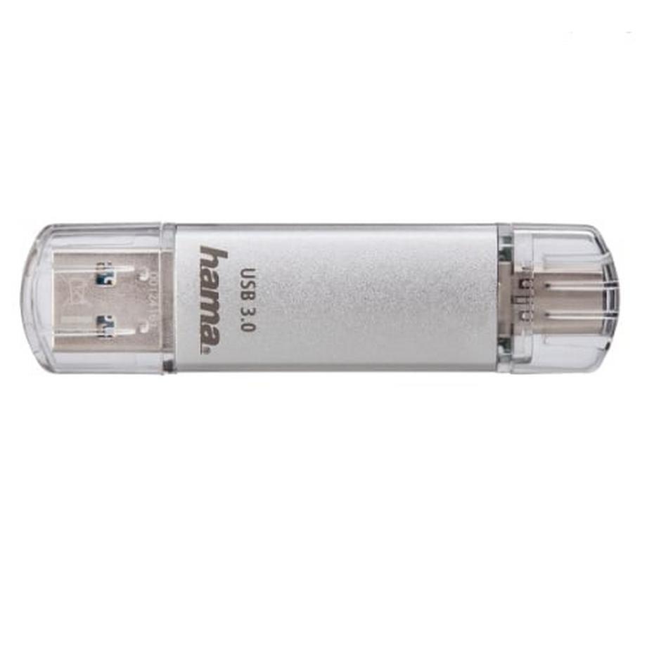 hama  Hama C-Laeta unità flash USB 32 GB USB Type-A / USB Type-C 3.2 Gen 1 (3.1 Gen 1) Argento 