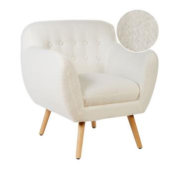 Fauteuil en Bouclé Rétro MELBY