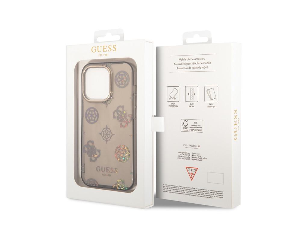 GUESS  Hülle Apple iPhone 14 Pro TPU Peony 